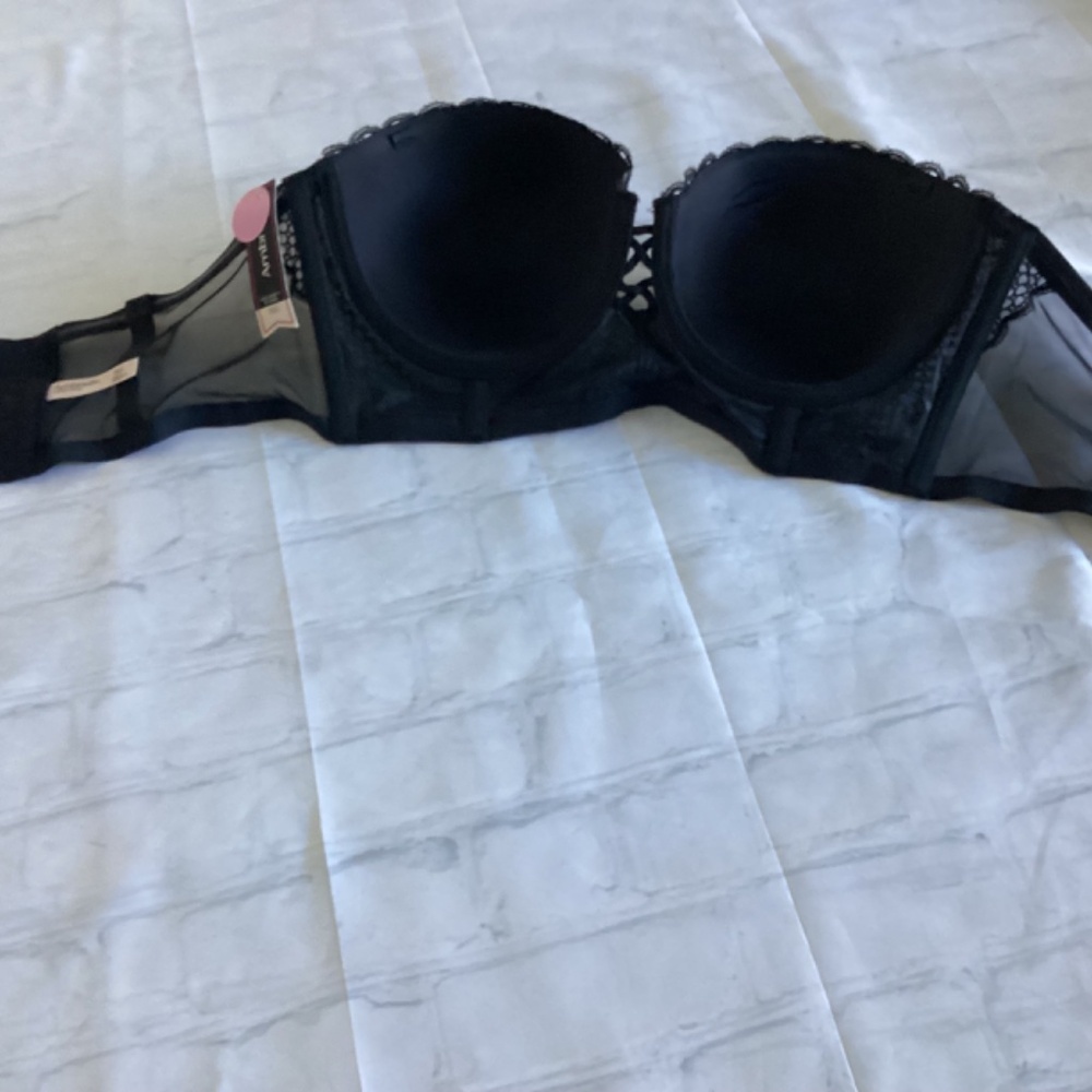 AMBRIELLE LACE DEEP PLUNGE BRA (Size:38D) NWT - Picture 8 of 8